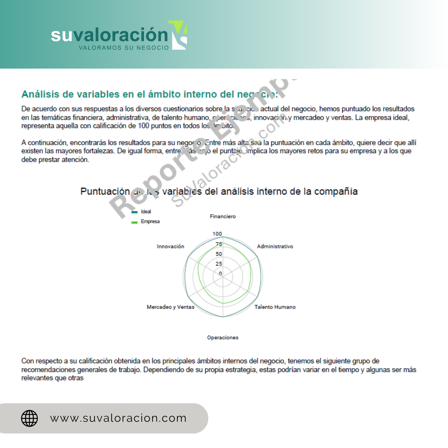 Servicio de Valoración de Empresas Pequeñas o Negocios